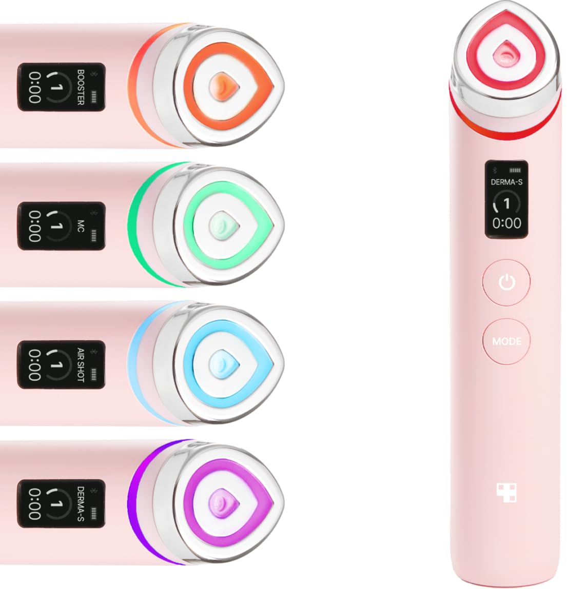 Medicube Age-R Booster Pro Pink | 6-in-1 Real Glass Glow Beauty Massager