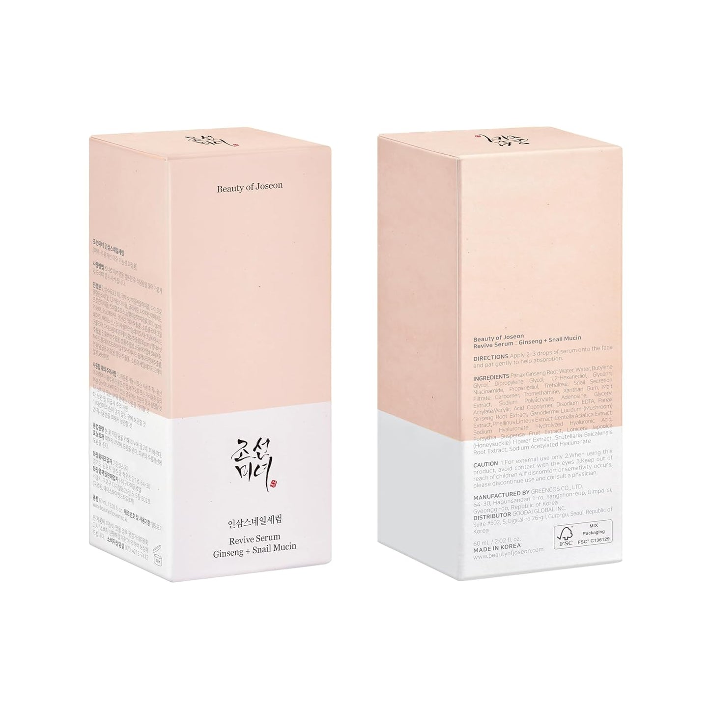 Beauty of Joseon Revive Serum : Ginseng+Snail Mucin 30ml
