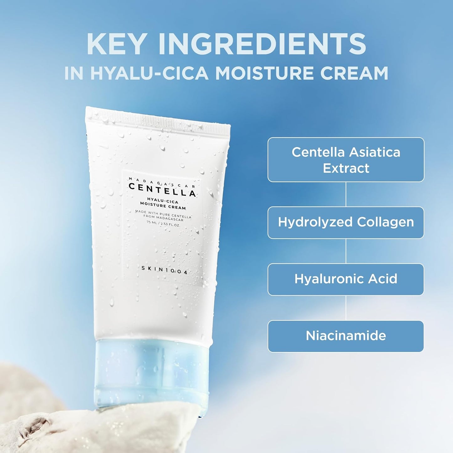 SKIN1004 Madagascar Hyalu-cica Moisture Cream 75ml