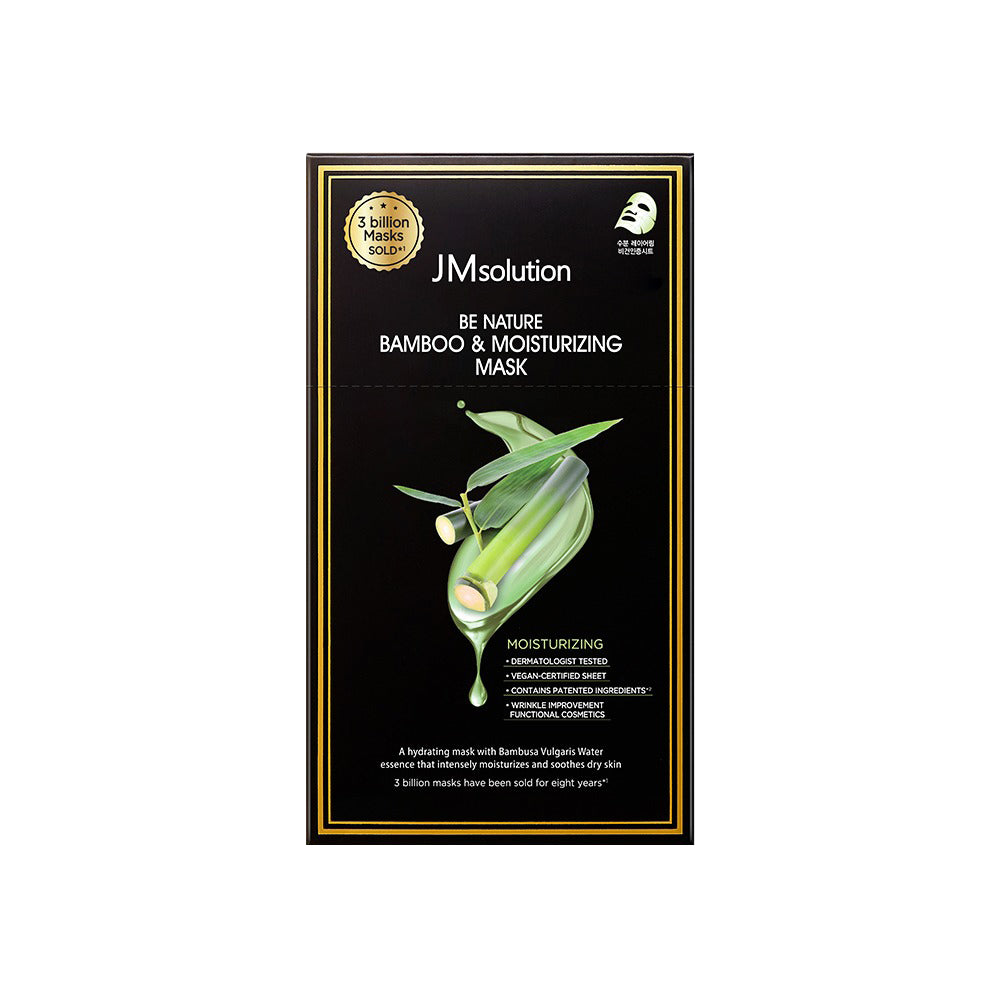 JMsolution Be Nature Bamboo & Moisturizing Mask 1 Box of 10 Sheets