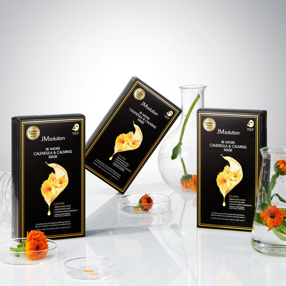 JMsolution Be Nature Calendula & Calming Mask 1 Box of 10 Sheets