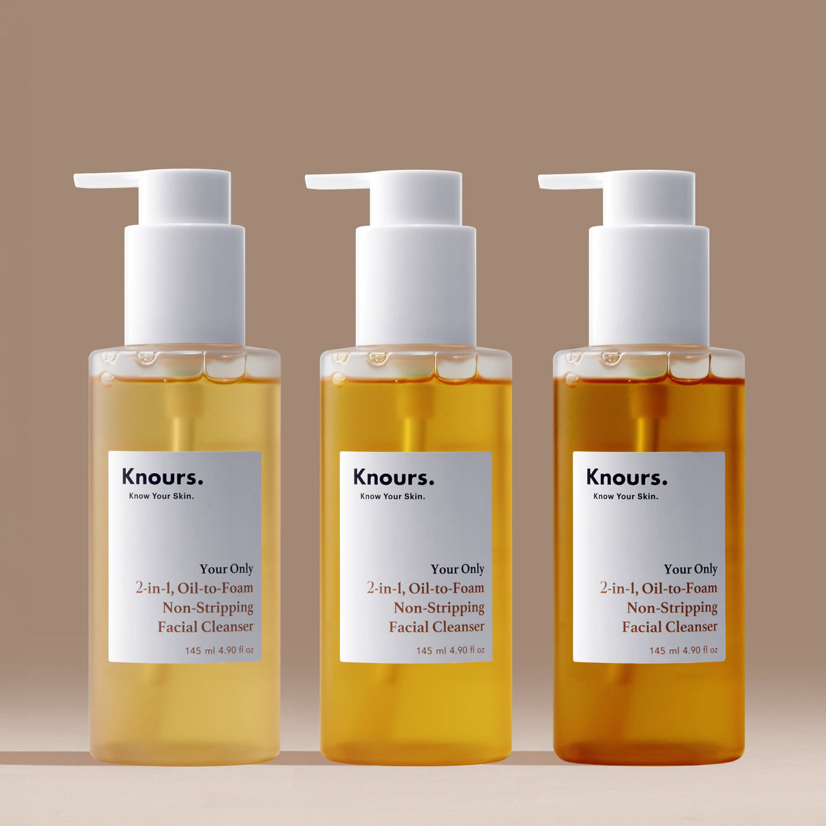 Knours. Your Only 2-in-1 Oil-to-Foam Facial Cleanser