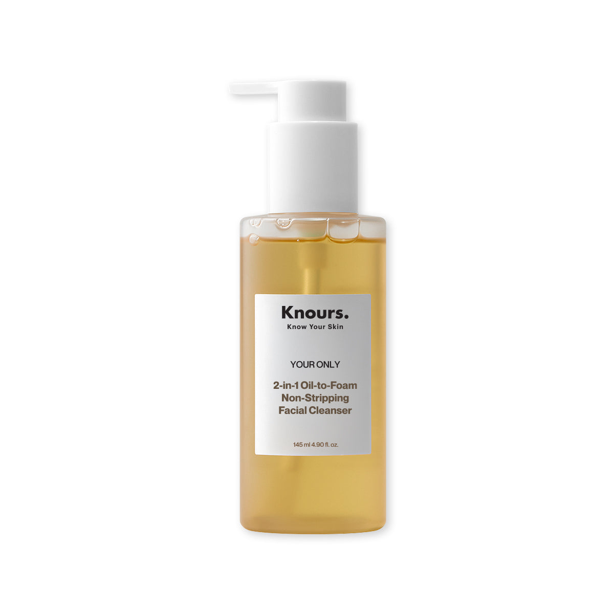 Knours. Your Only 2-in-1 Oil-to-Foam Facial Cleanser