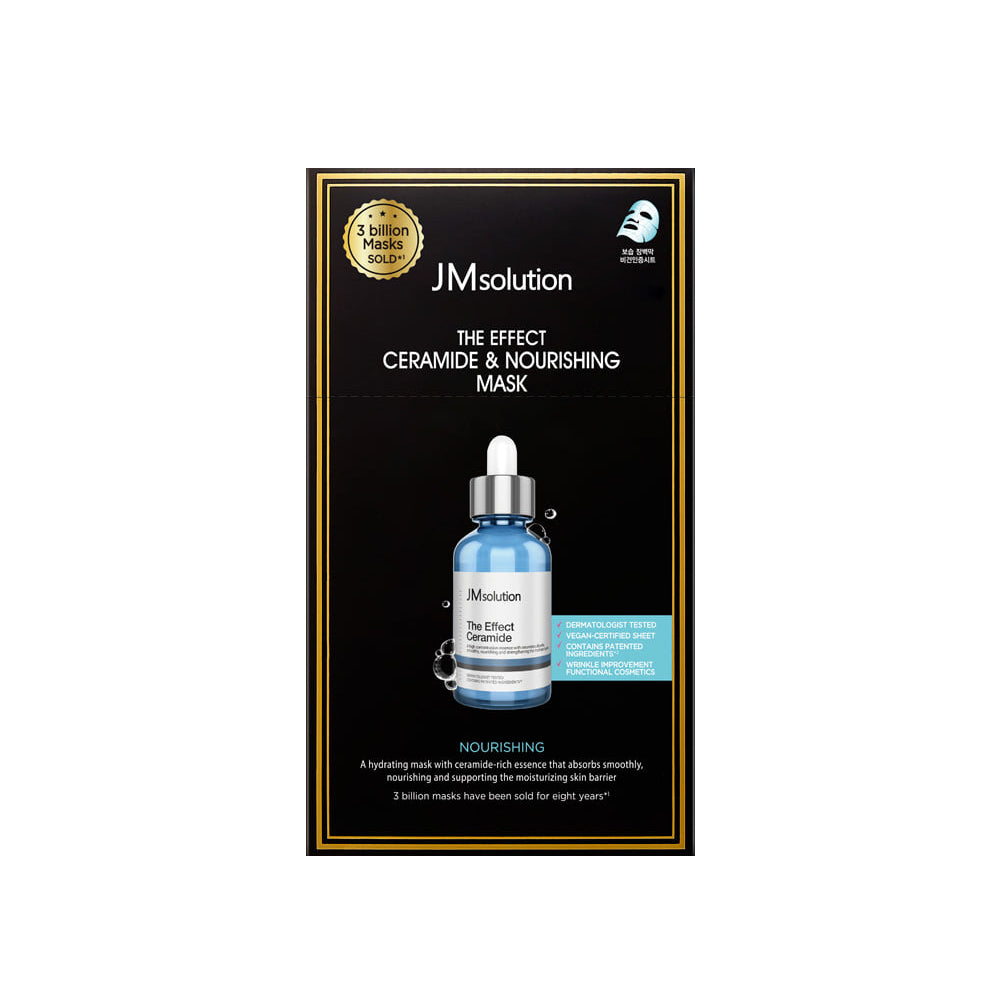 JMsolution The Effect Ceramide & Nourishing Mask 1 Box of 10 Sheets