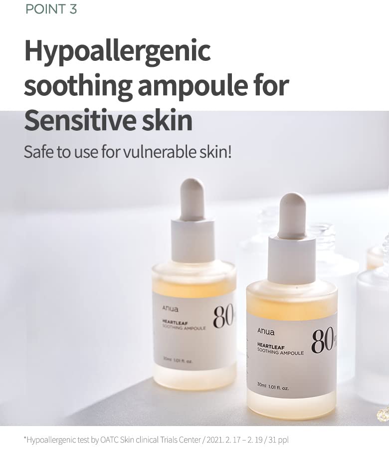 ANUA HEARTLEAF 80% AMPOULE 30ml