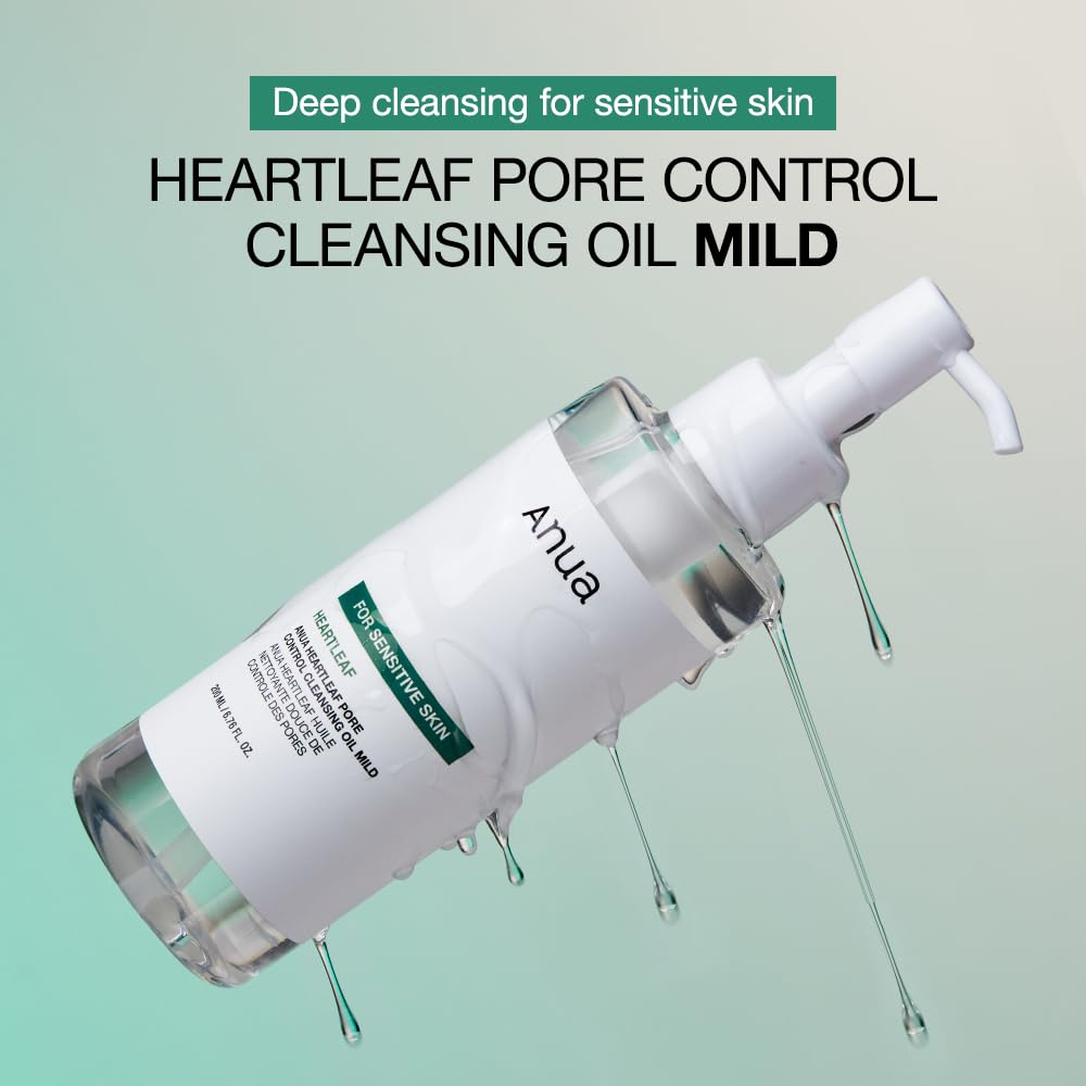 ANUA HEARLEAF PORE CONTROL CLEANSING OIL MILD 200ml