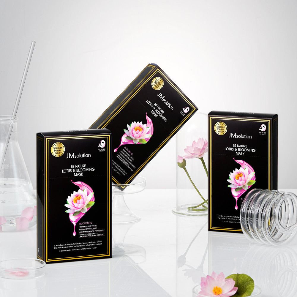 JMsolution Be Nature Lotus & Blooming Mask 1 Box of 10 Sheets