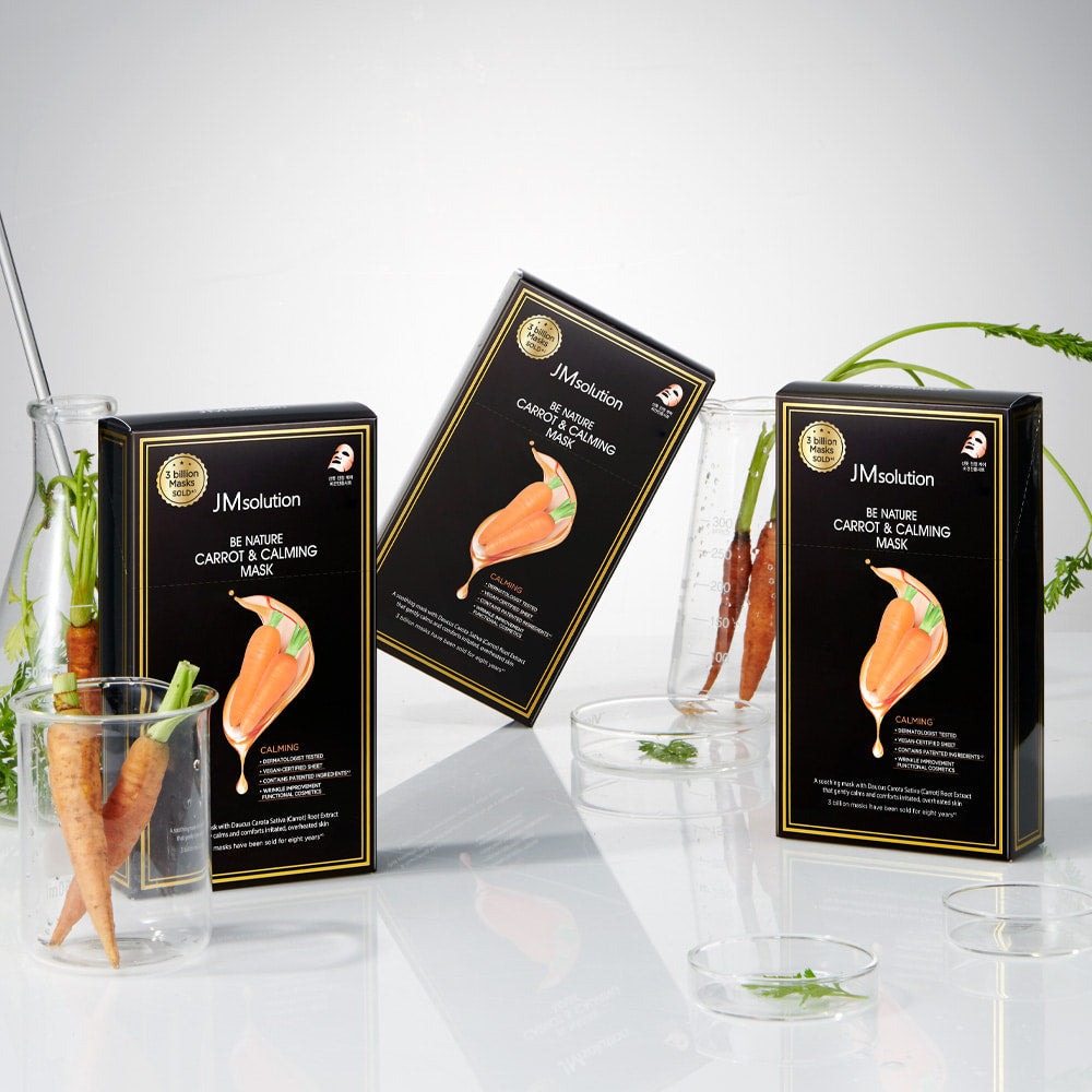 JMsolution Be Nature Carrot & Calming Mask 1 Box of 10 Sheets