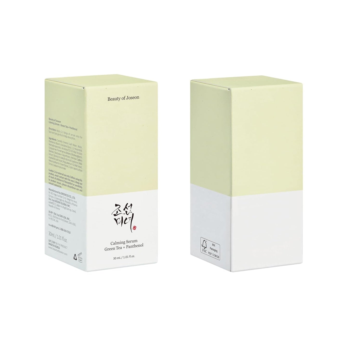 Beauty of Joseon Calming serum : Green tea + Panthenol 30ml