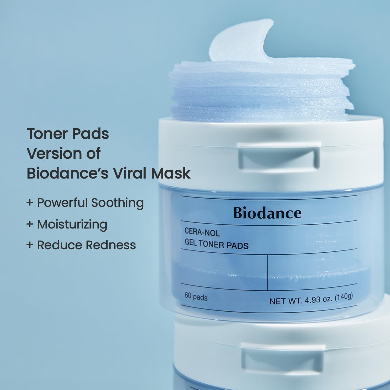 BIODANCE Cera-nol Gel Toner Pads 60Pads