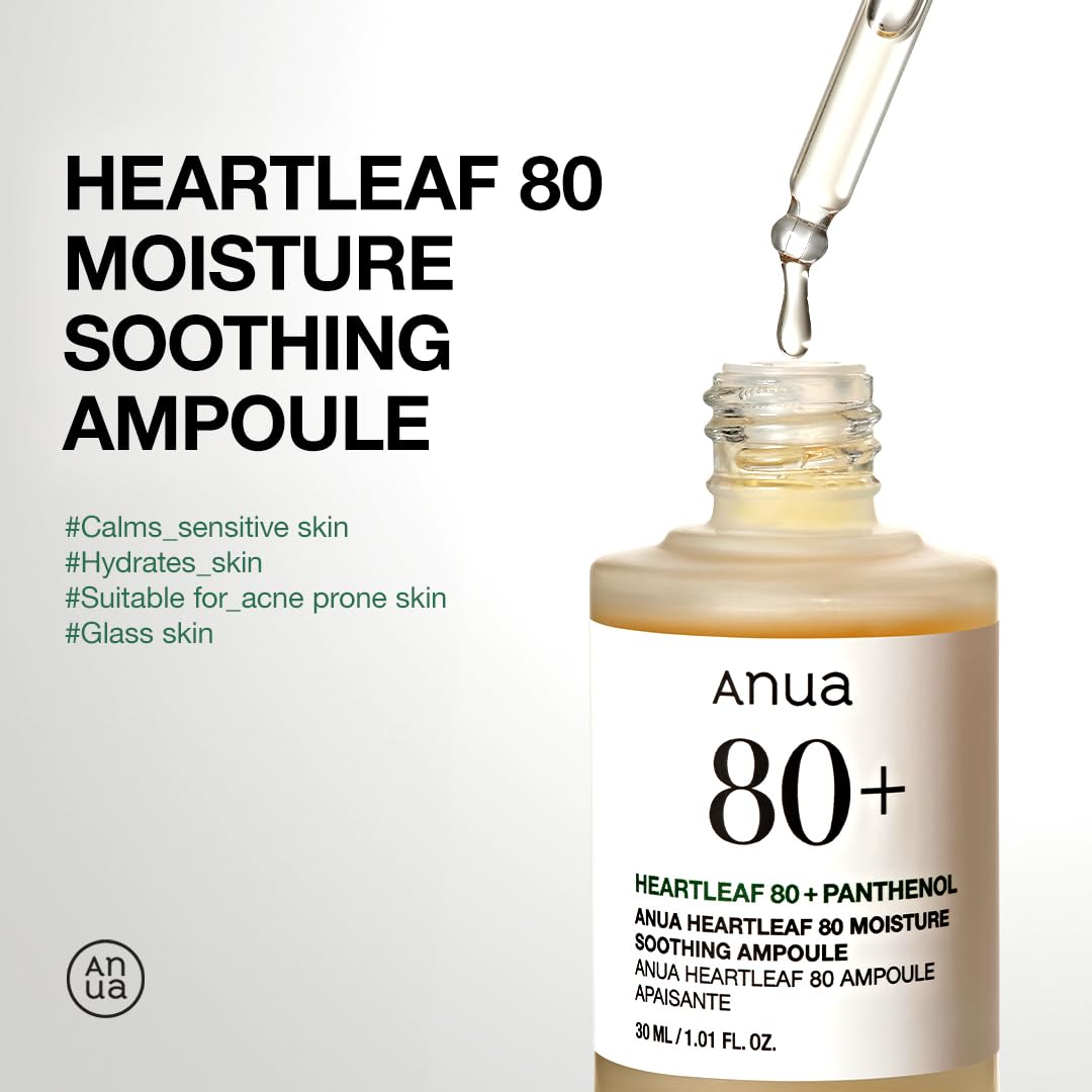 ANUA HEARTLEAF 80% AMPOULE 30ml