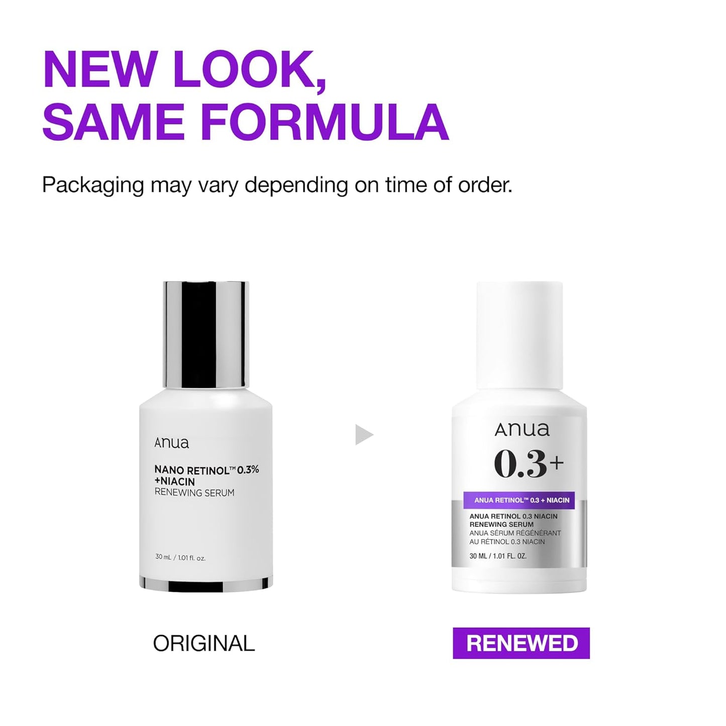 ANUA RETINOL 0.3% + NIACIN RENWEING SERUM 30ml