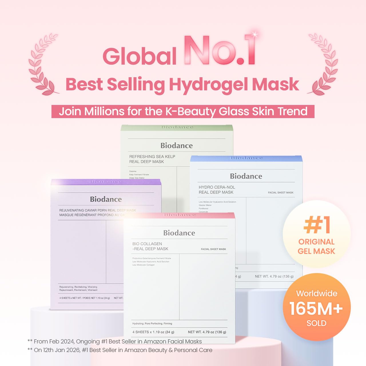 BIODANCE [4ea] Bio-Collagen Real Deep Mask 4ea