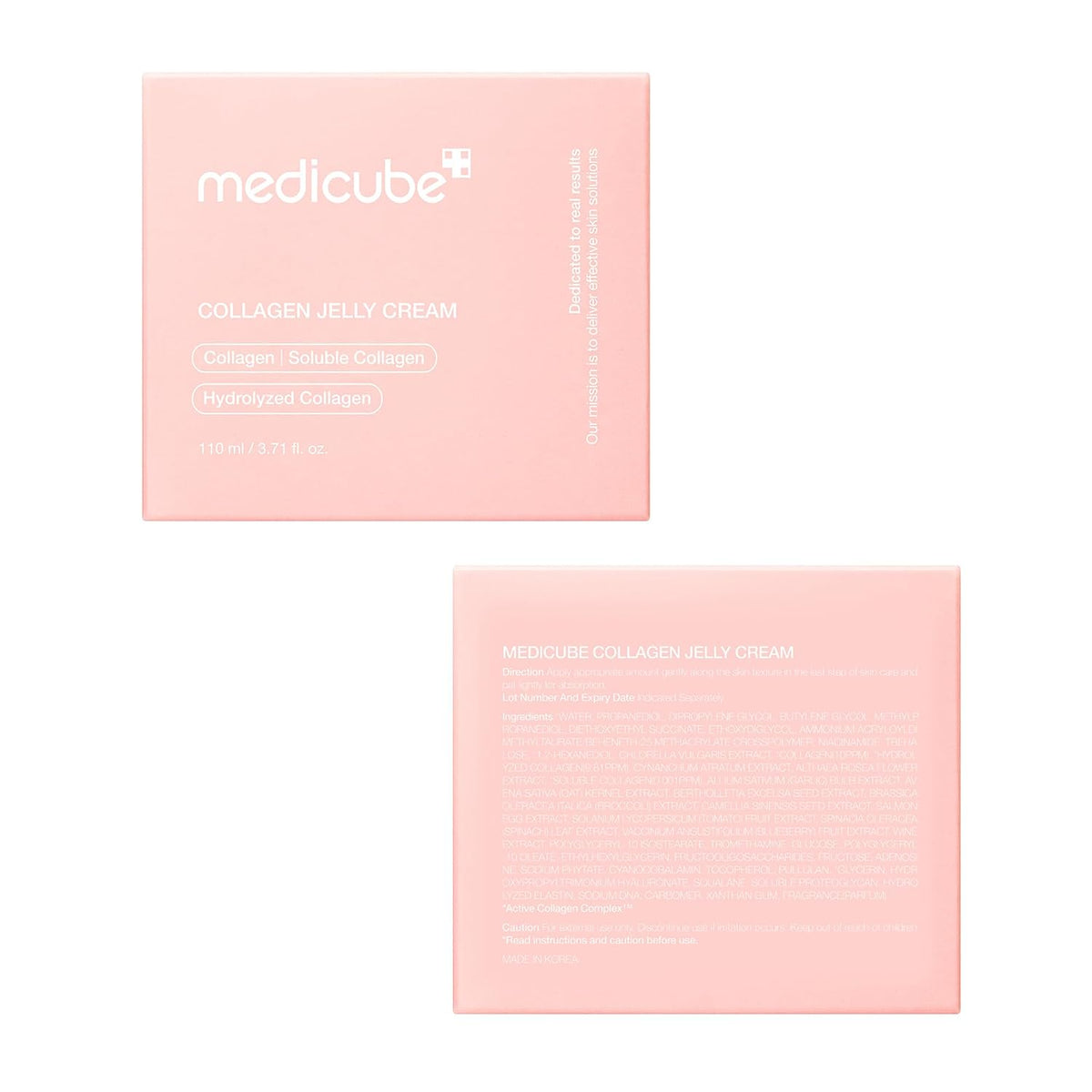 Medicube Jelly Cream with Collagen & Niacinamide, 3.71 fl.oz 110 ml