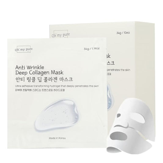 Collagen Hydrogel AntiWrinkle Deep Face Mask 5 pack