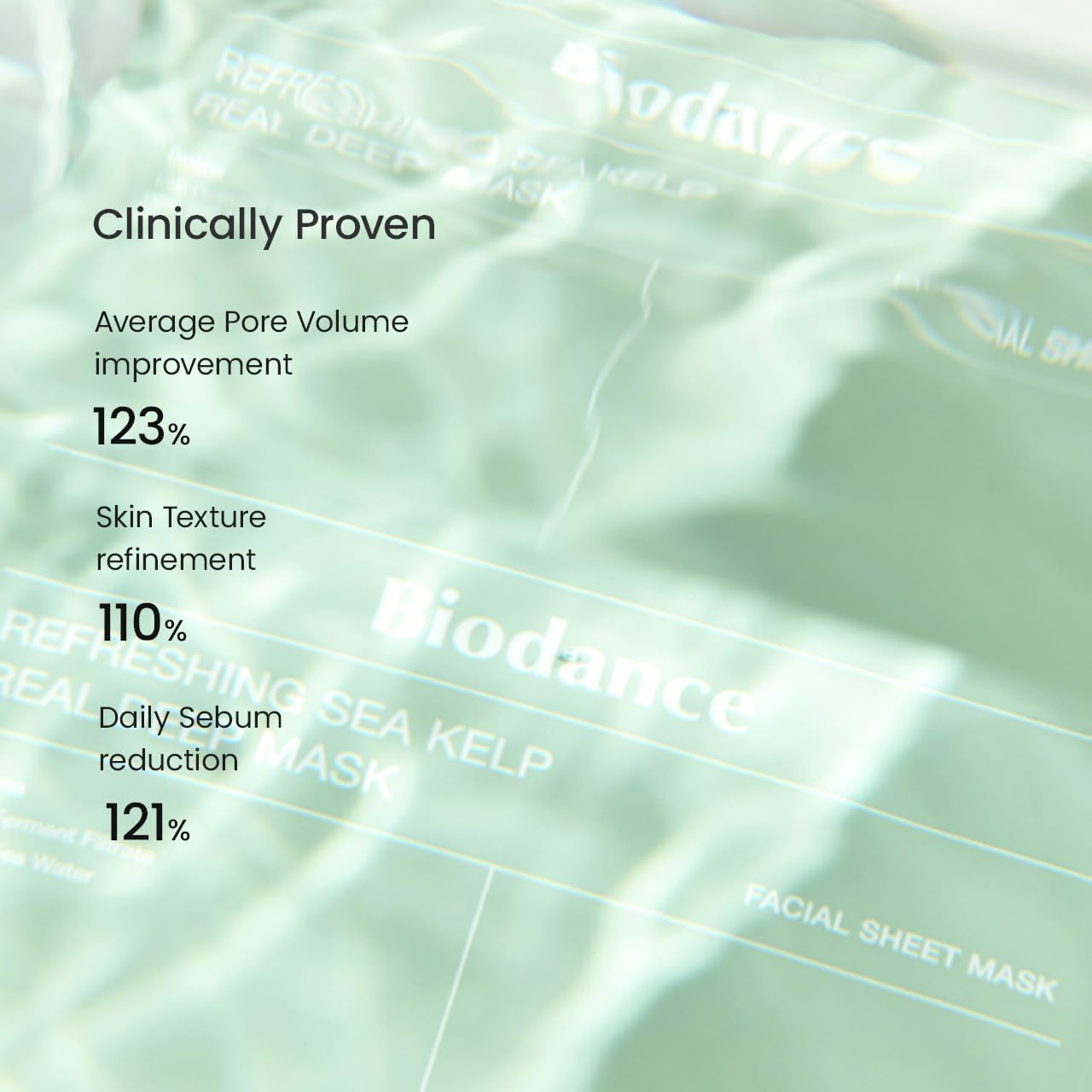 BIODANCE Refreshing Sea Kelp Real Deep Mask 1Box (34g*4ea)