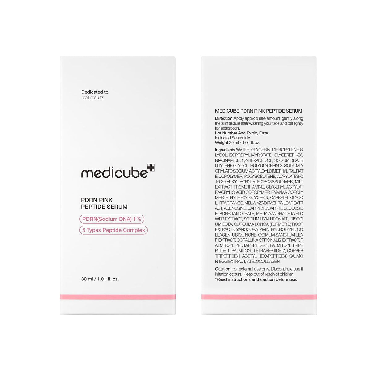 Medicube PDRN PINK PEPTIDE SERUM 30ML