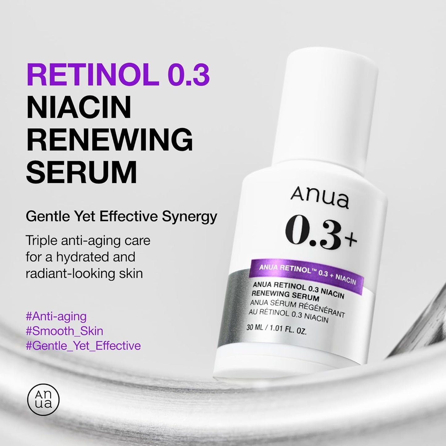 ANUA RETINOL 0.3% + NIACIN RENWEING SERUM 30ml