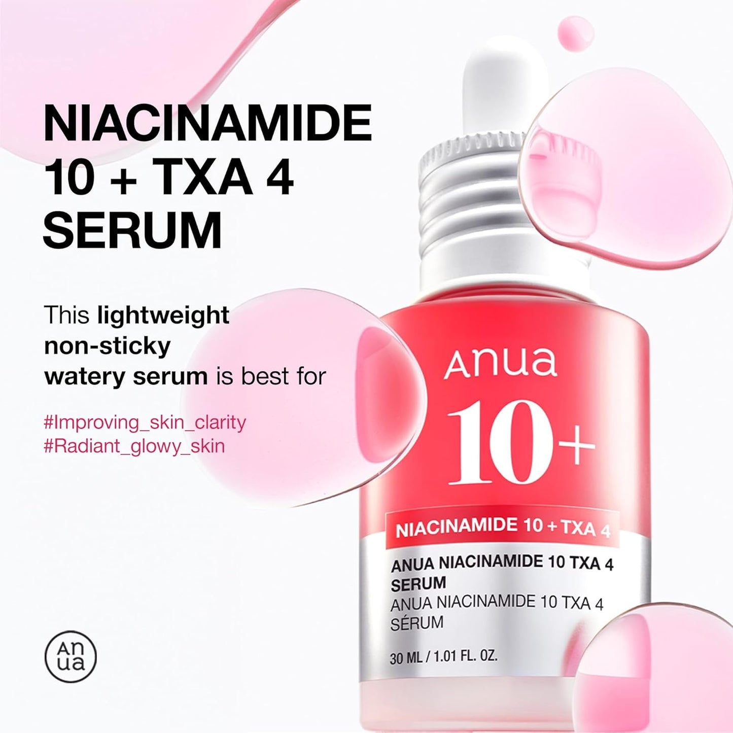 ANUA NIACINAMIDE10% + TXA 4% SERUM 30mL