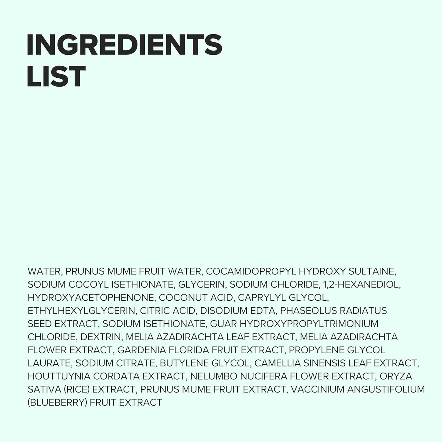 Beauty of Joseon Green Plum Refreshing Cleanser 100ml