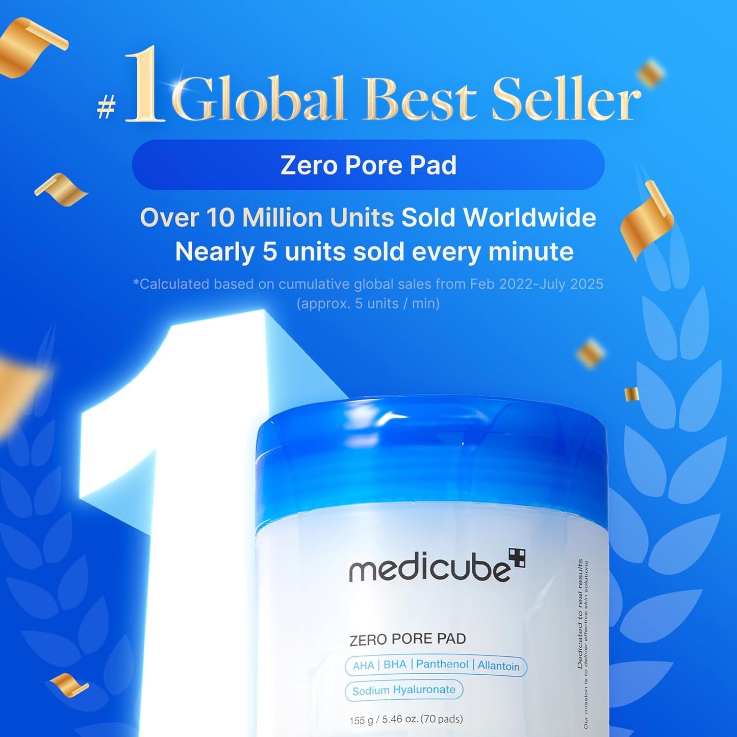 Medicube Toner Pads Zero Pore Pad 2.0 | Dual-Textured Facial Pad (70 Pads)
