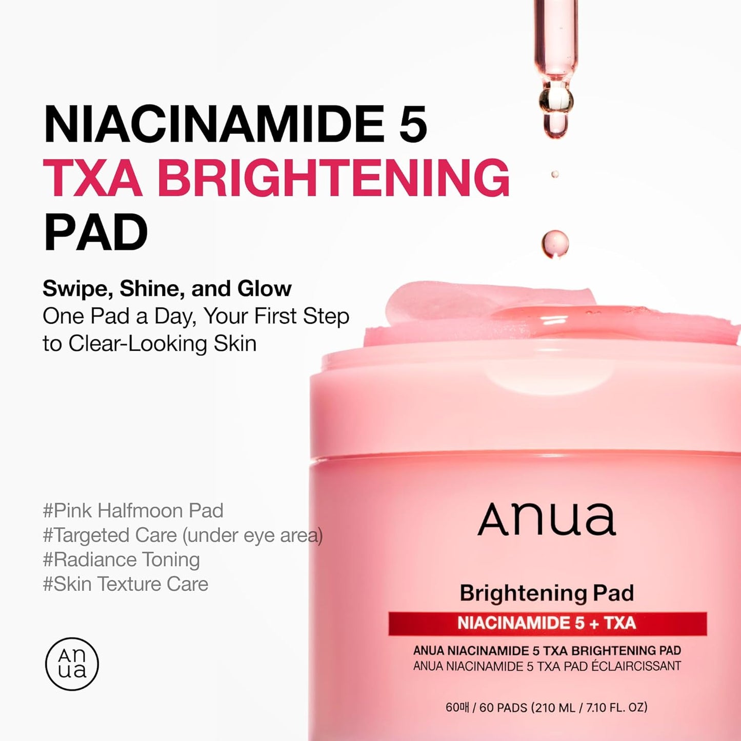 ANUA NIACINAMIDE 5 TXA BRIGHTENING PAD 210ml (60EA)