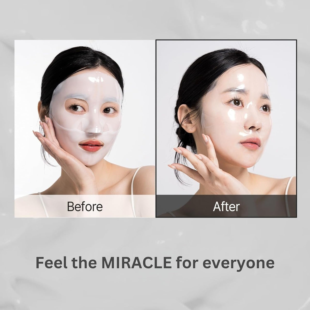 Vegan Mucin Lifting Hydrogel Collagen Face Mask 5 pack