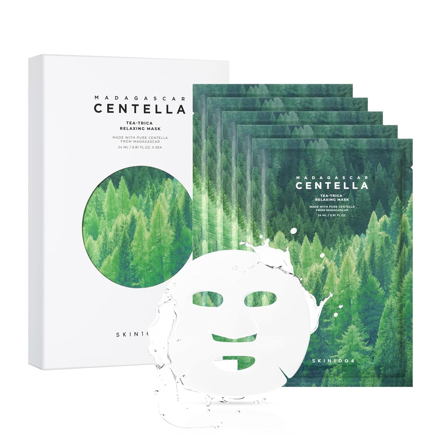 SKIN1004 Madagascar Centella Tea-Trica Relaxing Mask 24ml (5ea)