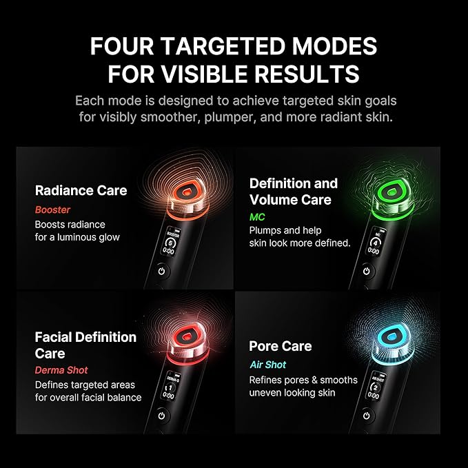 Medicube Age-R Booster Pro | 6-in-1 Real Glass Glow Beauty Massager