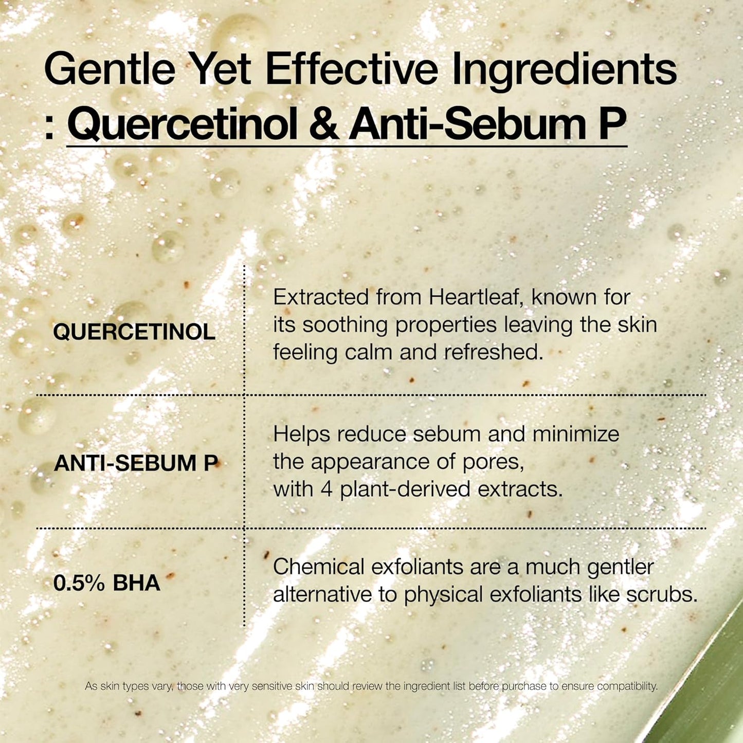 ANUA HEARTLEAF QUERCETINOL PORE DEEP CLEANSING FOAM - 150ml