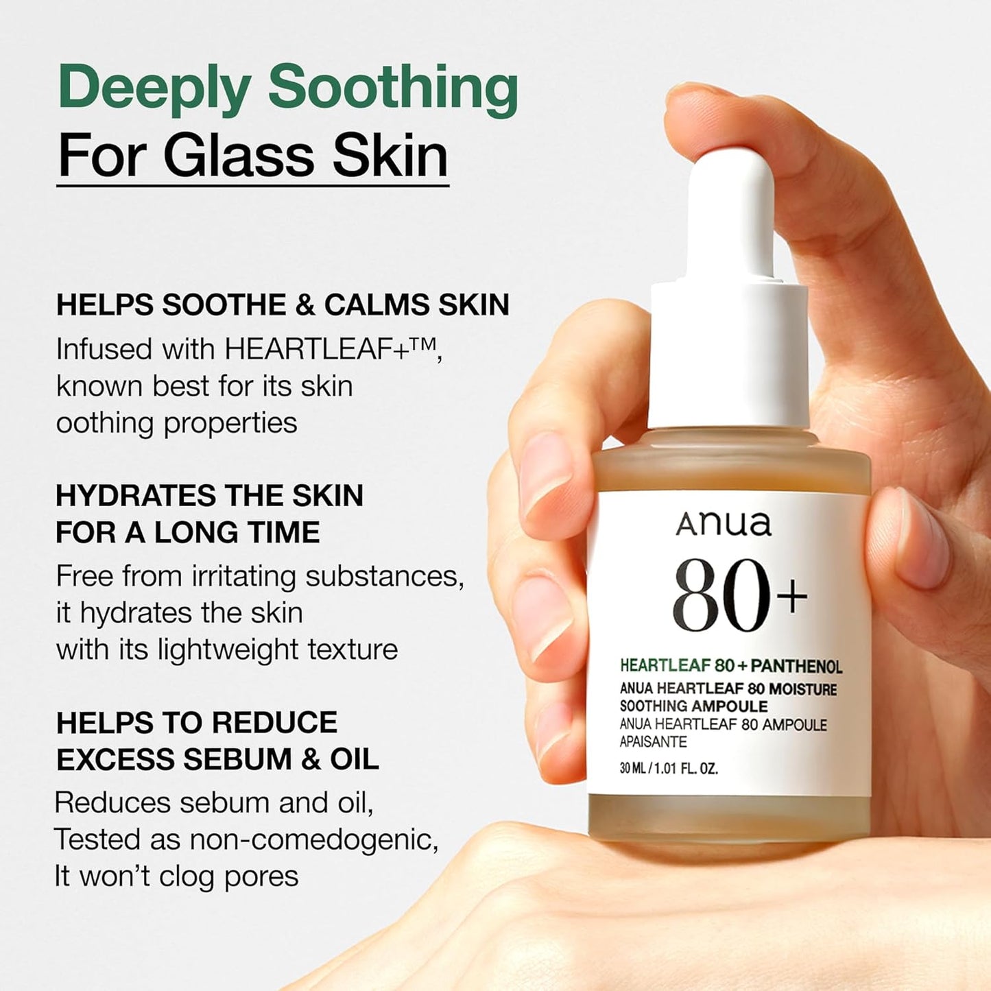 ANUA HEARTLEAF 80% AMPOULE 30ml