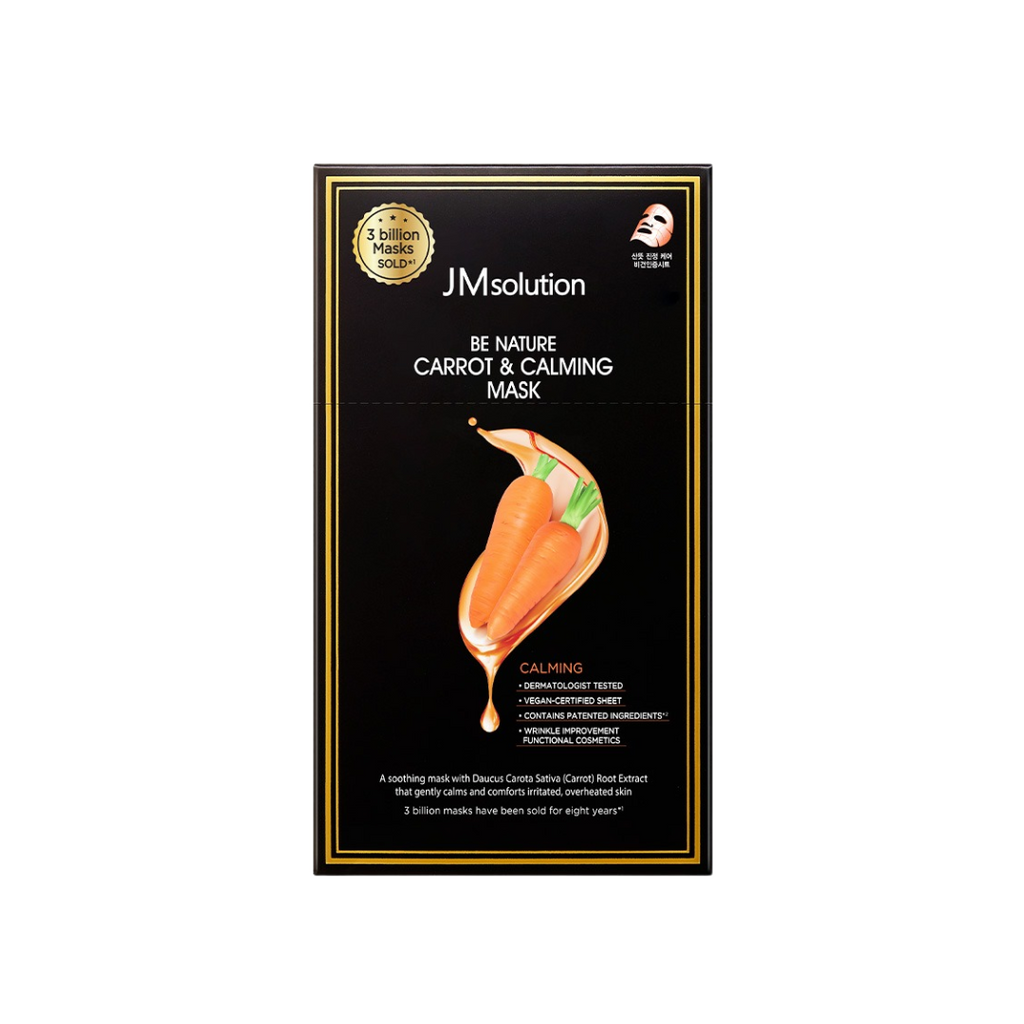JMsolution Be Nature Carrot & Calming Mask 1 Box of 10 Sheets