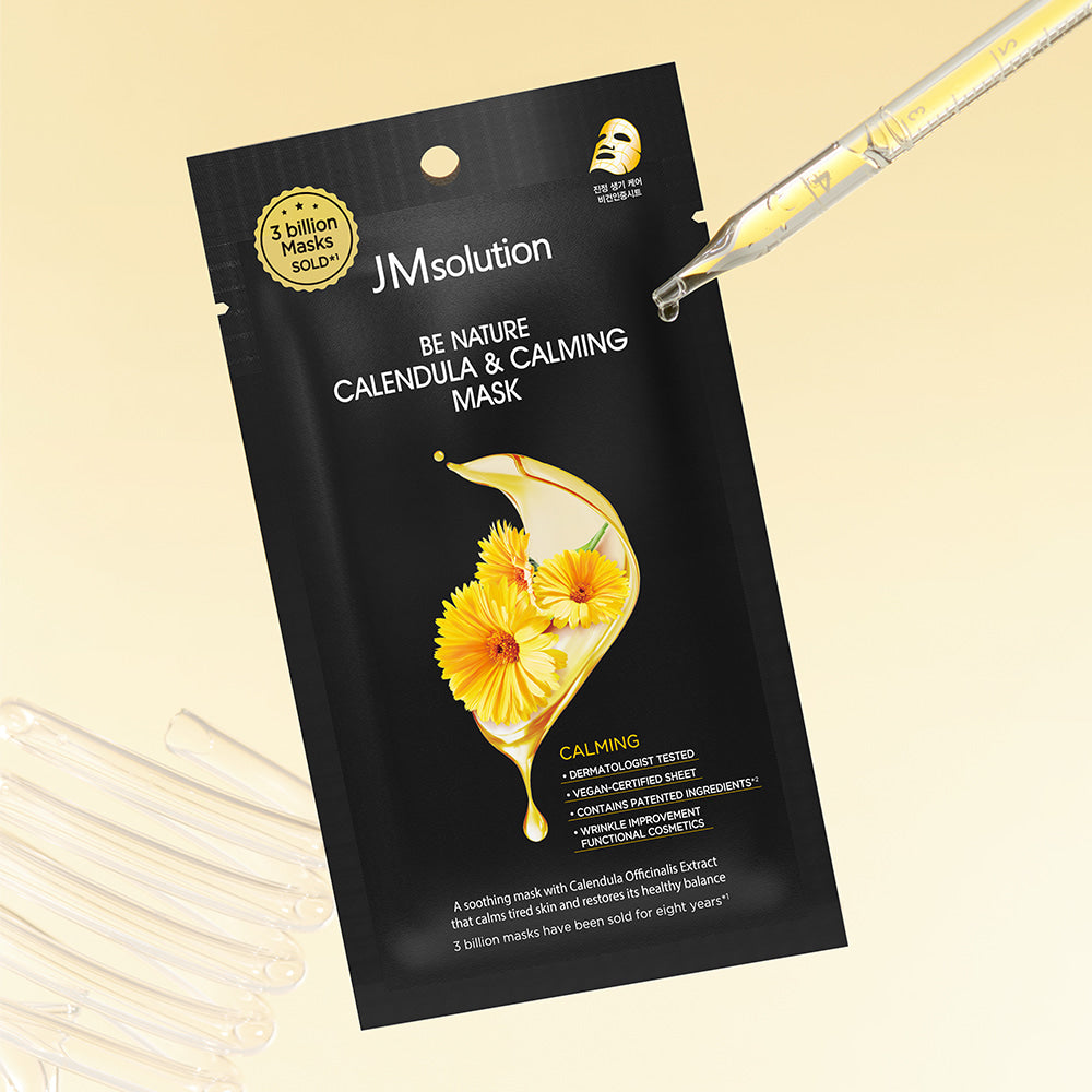 JMsolution Be Nature Calendula & Calming Mask 1 Box of 10 Sheets