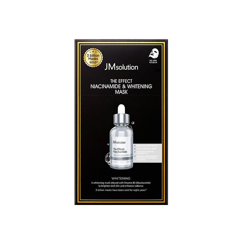 JMsolution The Effect Niacinamide & Whitening Mask 1 Box of 10 Sheets