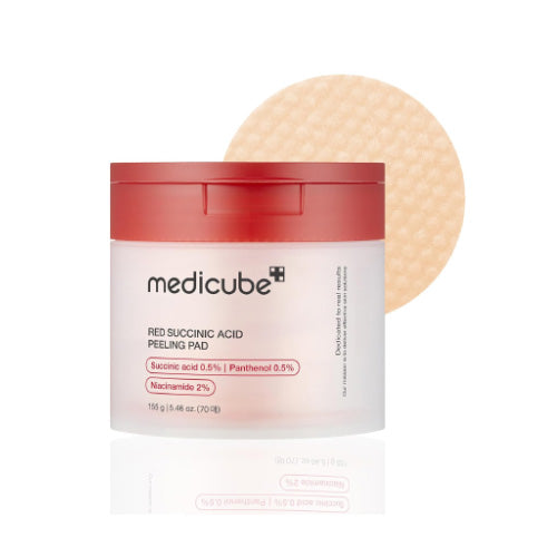 Medicube Toner Pads Red Succinic Acid Panthenol Facial Peeling Pad