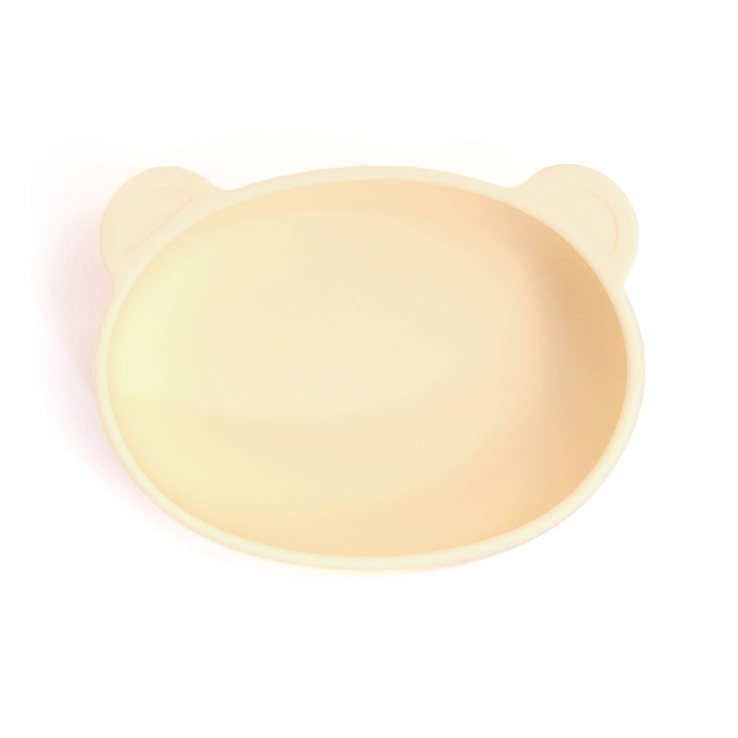 Platinum Silicone Bear Plate . Butter