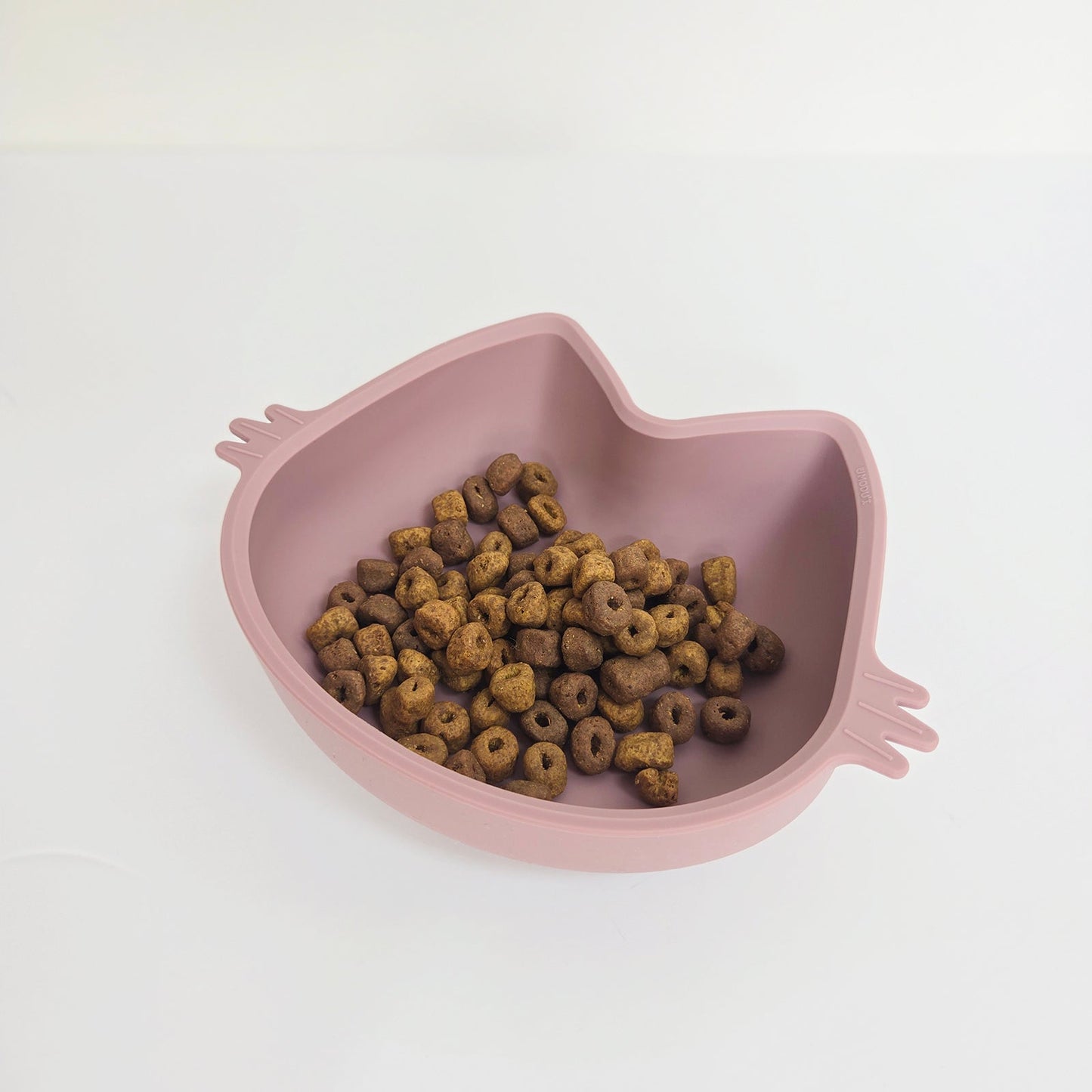 Platinum Silicone MoaCat Bowl . Beige