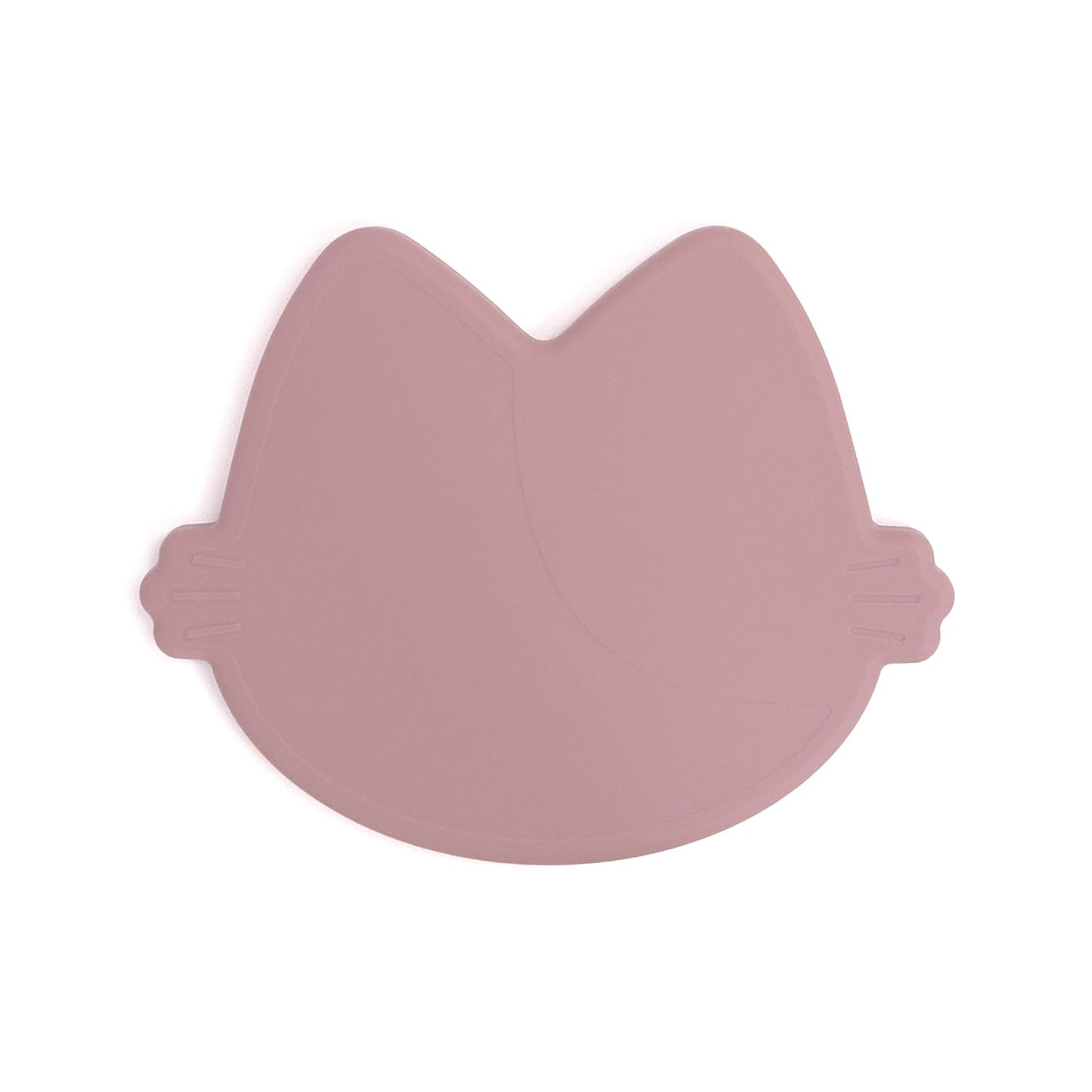 Platinum Silicone MoaCat Bowl Plate . Pink