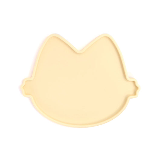 Platinum Silicone MoaCat Bowl Plate . Butter