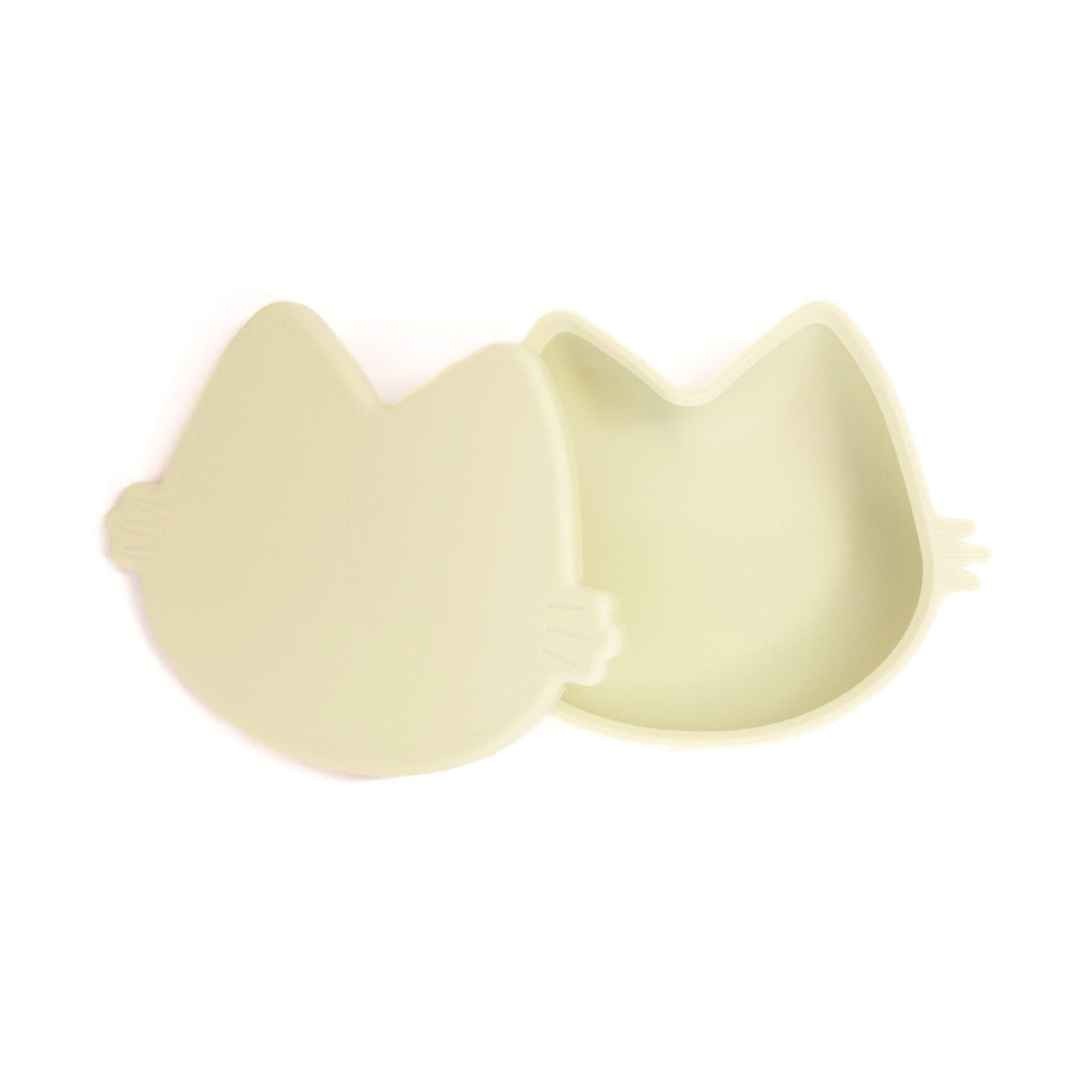 Platinum Silicone MoaCat Bowl Set . Green Bean