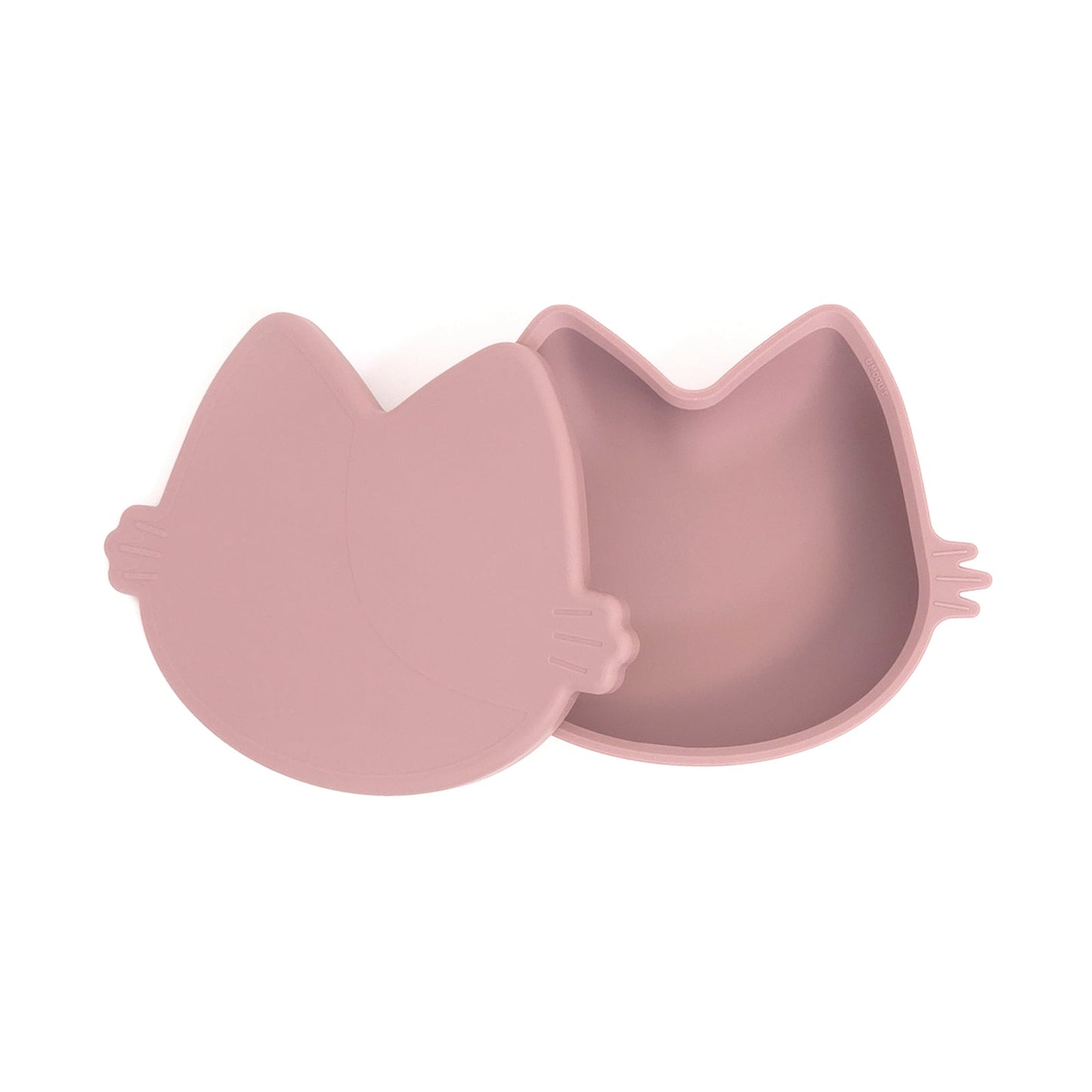 Platinum Silicone MoaCat Bowl Set . Butter