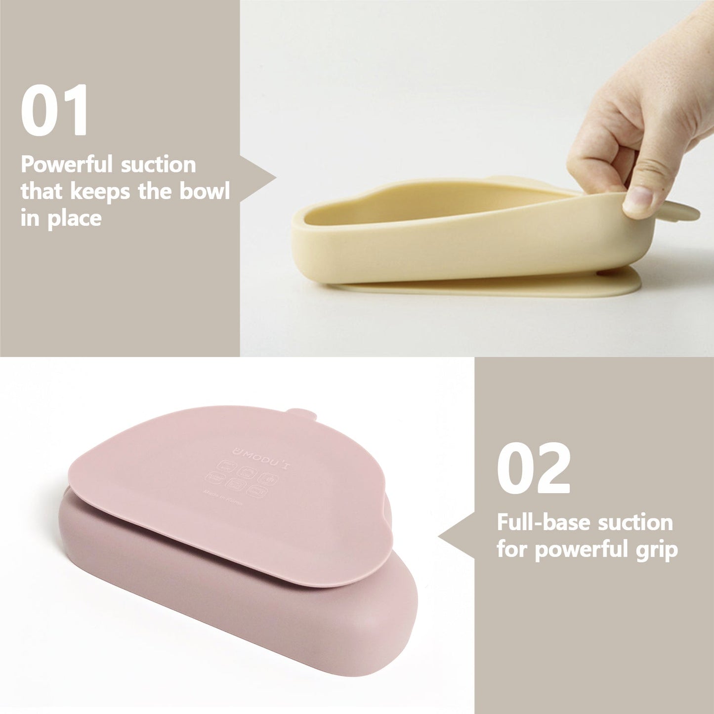 Platinum Silicone Dino Plate Set . Butter