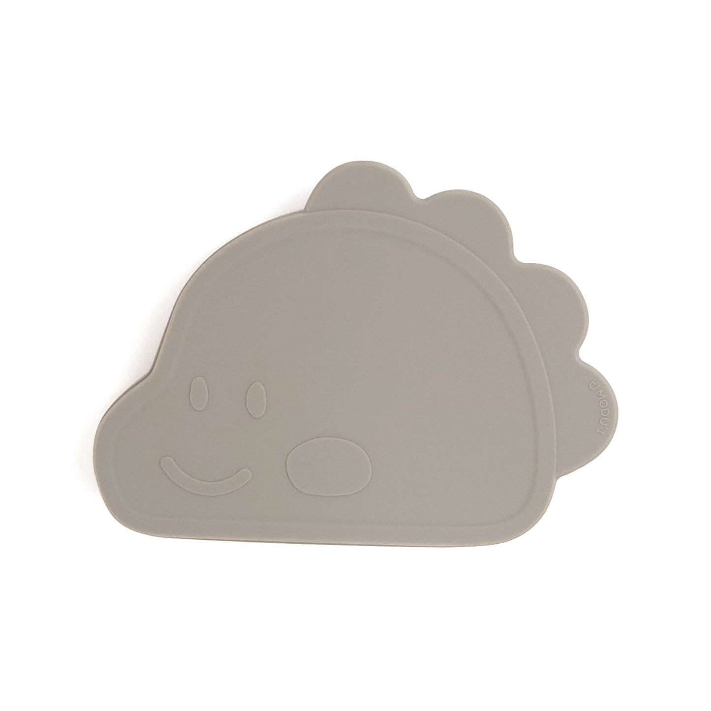 Platinum Silicone Dino Plate Set . Beige