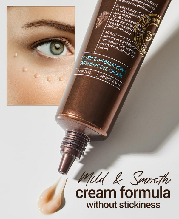 ACWELL Licorice pH Balancing Intensive Anti-Wrinkle Eye Cream 1.01 fl. oz.