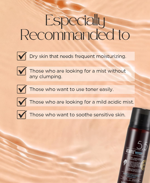 ACWELL Licorice pH Balancing Essence Mist 100ml