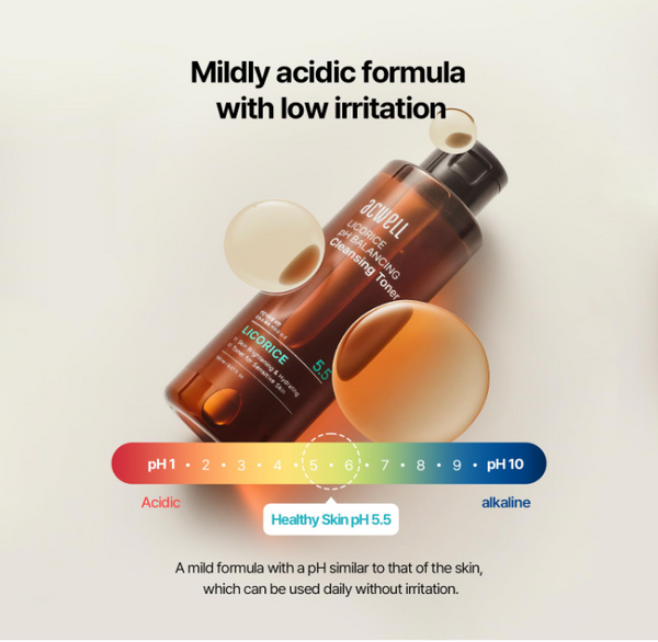 ACWELL 5.5 Licorice pH Balancing Cleansing Toner 10.1 OZ/ 300 ml