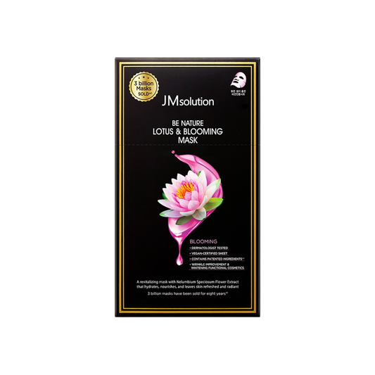JMsolution Be Nature Lotus & Blooming Mask 1 Box of 10 Sheets
